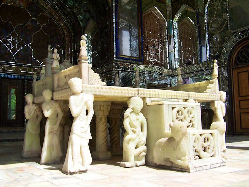 Teheran - Golestan-Palast mit dem Marmorthron - ©Dirk Schlosser