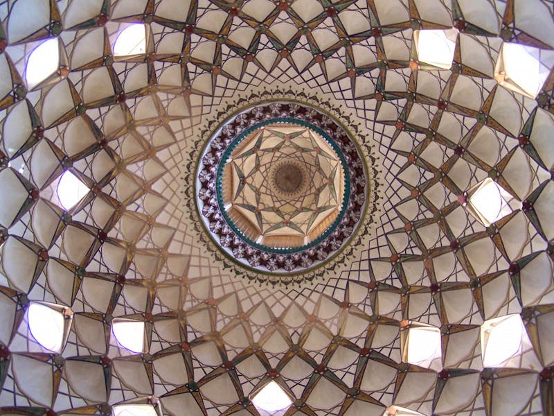Kashan - Decke im Borujerdi-Haus - ©Dirk Schlosser