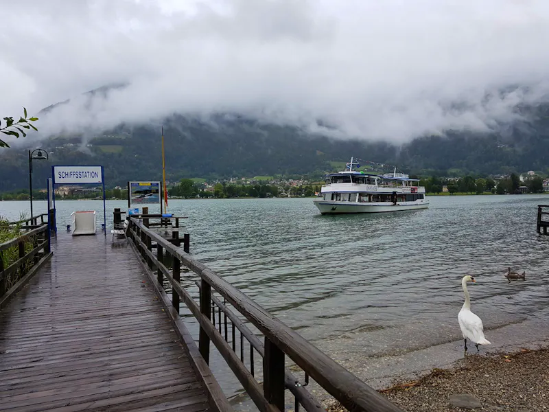 Ossiacher See - Schiffsanleger für die Schiffsrundfahrt - &copy;Jörg Nesse - Eberhardt TRAVEL