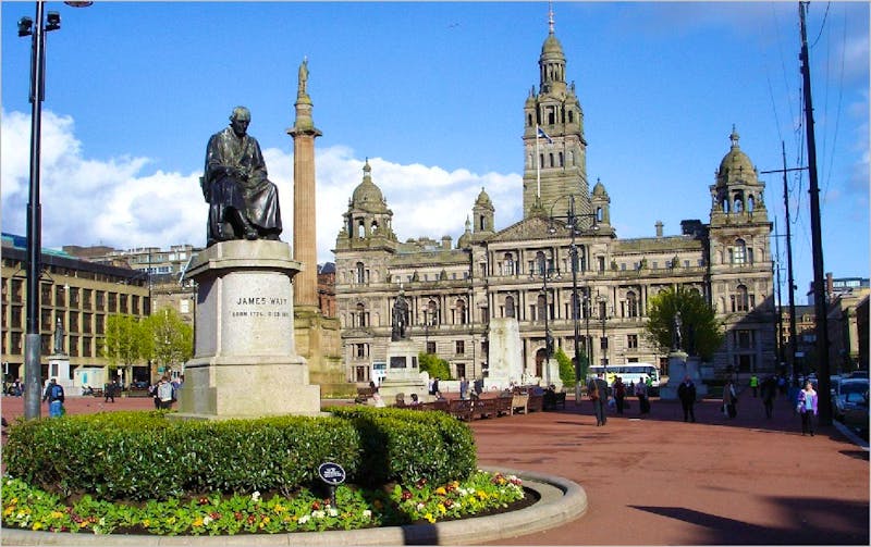 Glasgow, George Square mit Rathaus - ©Konrad Füssel - Eberhardt TRAVEL