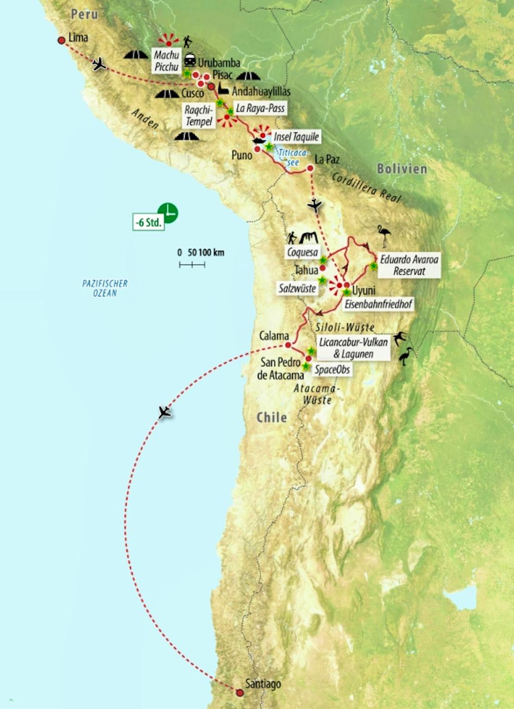 Ihre Reiseroute – © Eberhardt TRAVEL