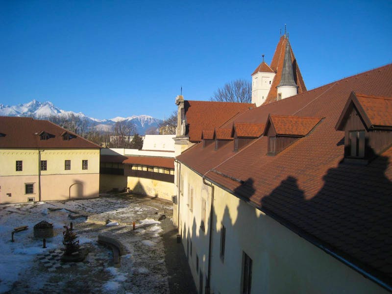 Blick vom Wehrgang der Burg Kezmarok - ©Dr. Jürgen Schmeißer