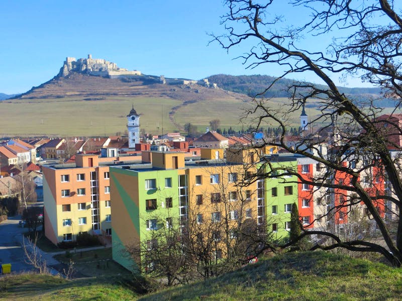 Blick von Spisska Kapitula auf die Zipser Burg - ©Dr. Jürgen Schmeißer