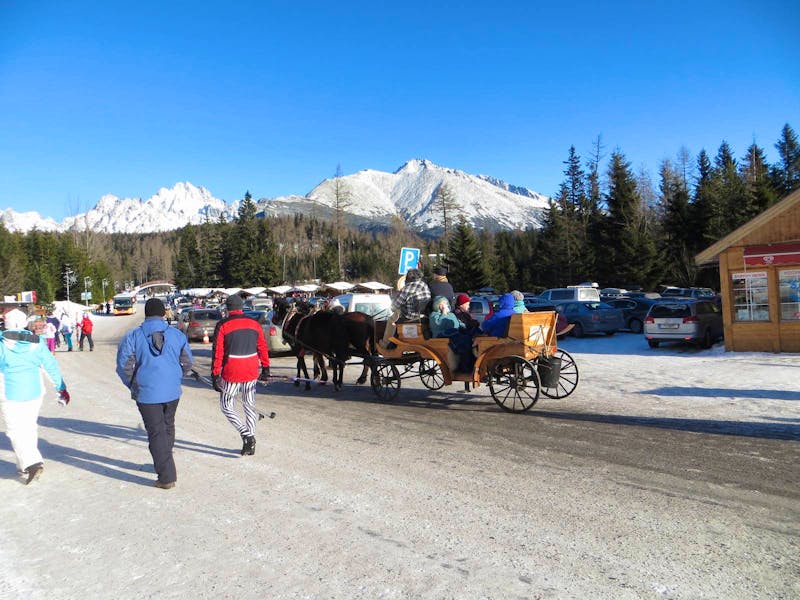 Kutschfahrt in Strbske Pleso - ©Dr. Jürgen Schmeißer