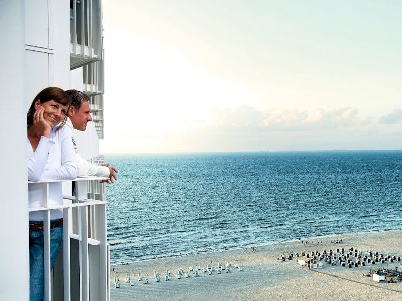 Hotel Neptun in Warnemünde - Blick vom Balkon – ©Hotel Neptun