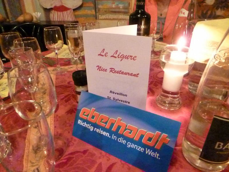 Silvesterabend im Restaurant Le Ligure Nizza - ©Vicky Kern
