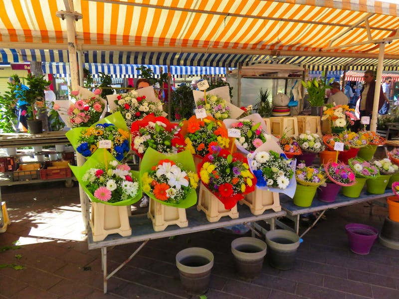 Nizza – Obst- und Blumenmarkt - ©Marion Kottlos