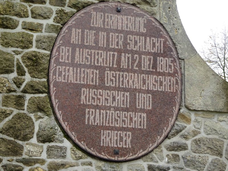 Denkmal am Schlachtfeld bei Austerlitz - ©Dr. Inge Bily