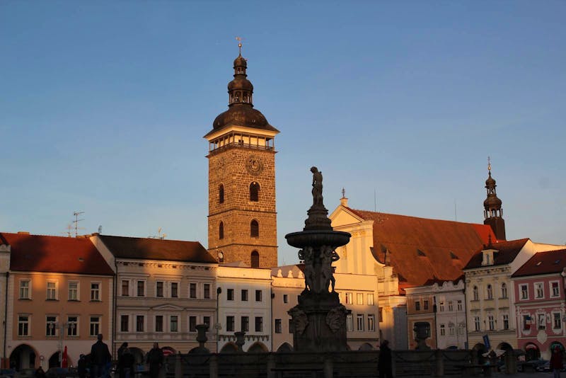 Premysl Ottokar II.-Platz in Budweis & Schwarzer Turm - ©Eberhardt TRAVEL GmbH