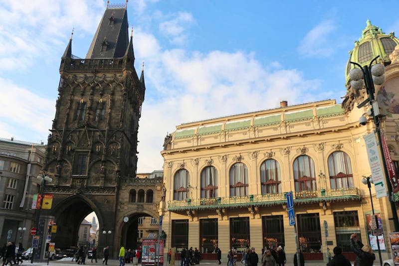 Gemeindehaus und Pulverturm in Prag - ©Kristin Weigel