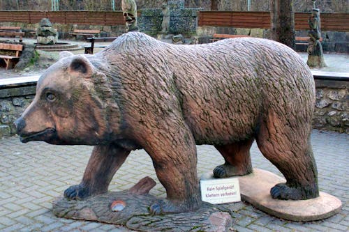 Nachbildung des Höhlenbären in Rübeland &ndash; &copy; Peter Rudolph