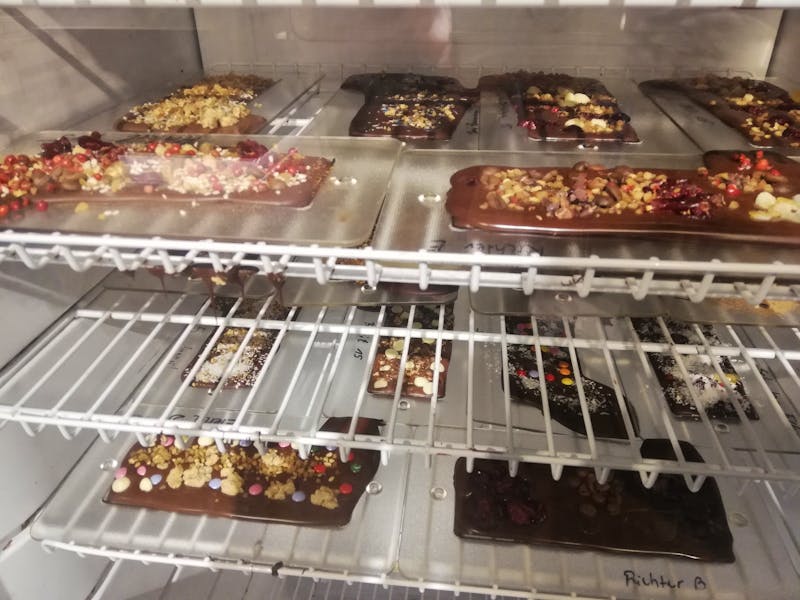 Unsere Schokoladen im Chocoversum in Hamburg - ©Elena Hinz