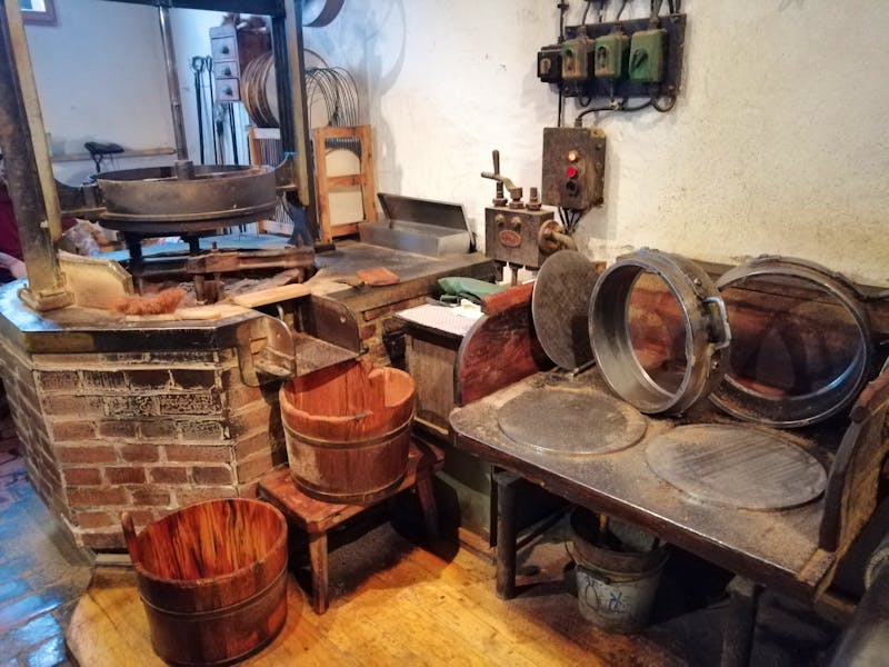 Straupitzer Windmühle: Produktion des Leinöls - ©Andrej Kulikov