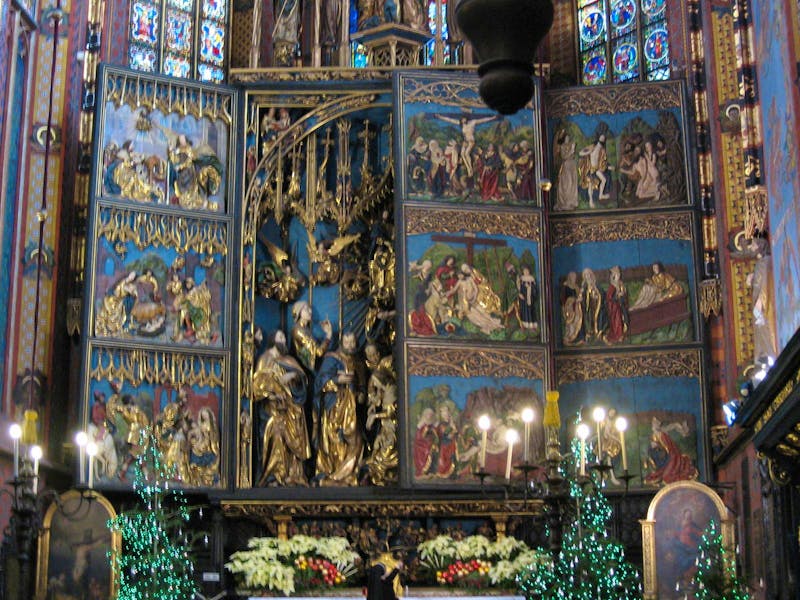 Krakau - Altar in der Marienkirche - ©Ralf Kuchenbecker
