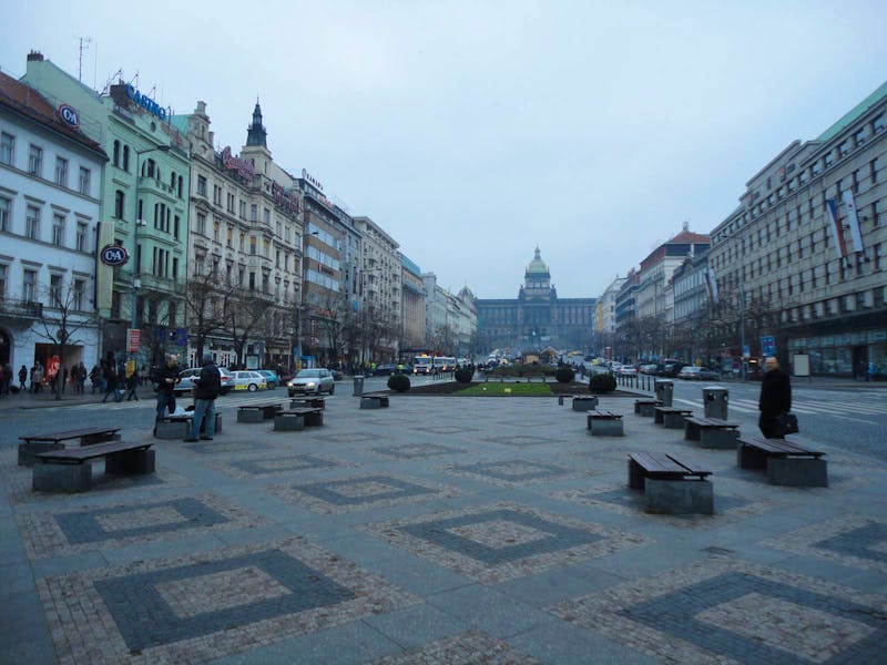 Prag - Wenzelsplatz mit Blick aufs Nationalmuseum, Prag - ©Eberhardt TRAVEL GmbH