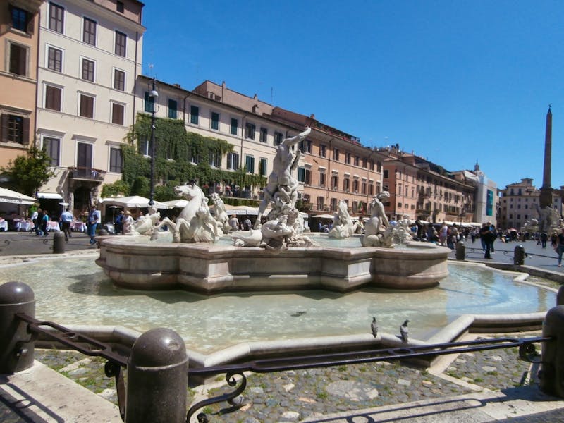 Rom - Neptun-Brunnen am Piazza Navona - ©Ingrid Langer
