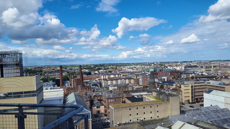 Dublin - Blick aus der Gravity Bar im Guiness Store House Dublin - ©Marlies Thrum