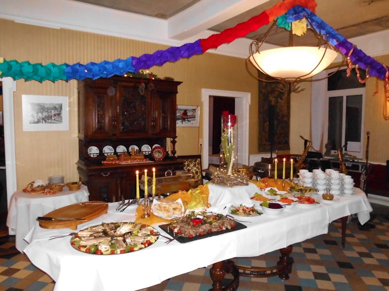 Allerhof - unser Silvesterbüffet - ©Adelheid Fritzsche
