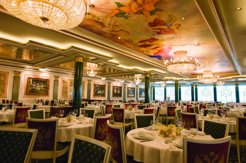 NCL-Kreuzfahrtschiff Norwegian Pearl - Restaurant Palace - ©NCL OWNEDJimmy Williams ProductionsUsage-In Perpetuity & Full Buyout (12/18/2008)