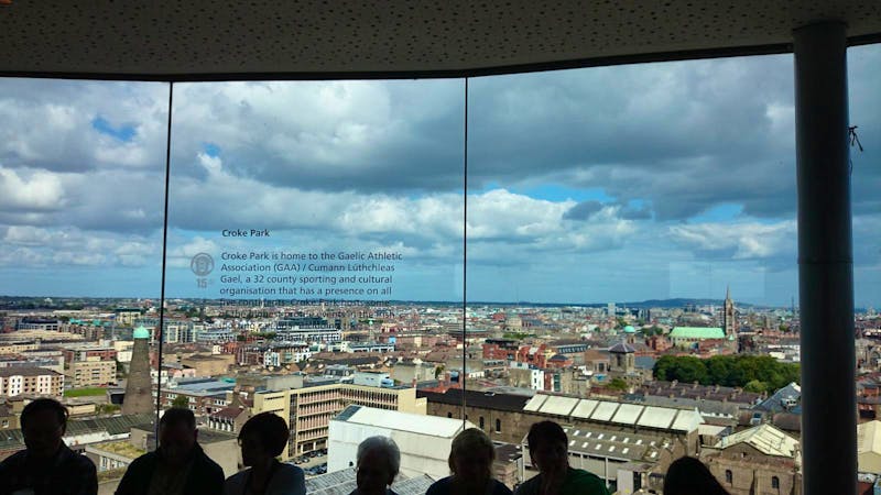 Dublin - Blick aus der Gravity Bar im Guiness Store House Dublin - ©Stefan Jahnke