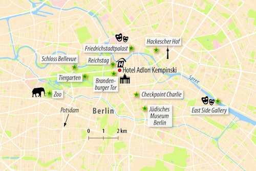 Ihre Stadtkarte von Berlin – © Eberhardt TRAVEL