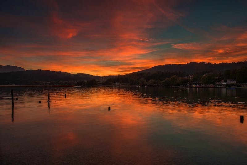 Altmünster am Traunsee, Abendstimmung - ©Bild von Peter Hüller auf Pixabay