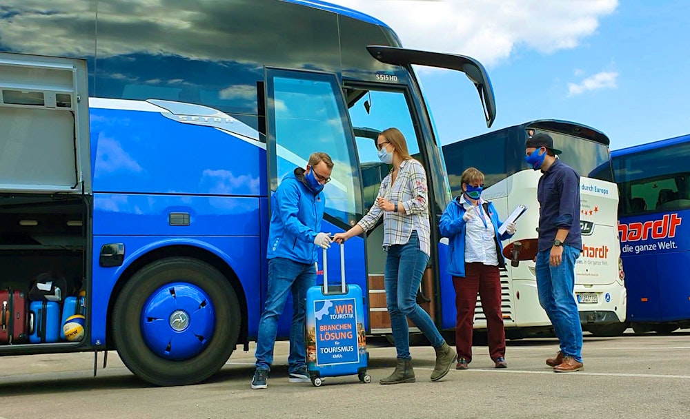 Busreisen mit Corona-Schutzmaßnahmen – © Eberhardt TRAVEL