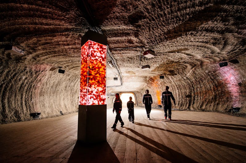 Magischer Salzraum im Salzbergwerk Berchtesgaden - ©Salzbergwerk Berchtesgaden