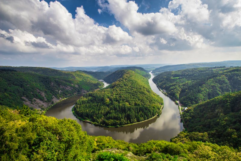 Saarschleife im Saarland - ©Bild von Pascal Treichler auf Pixabay