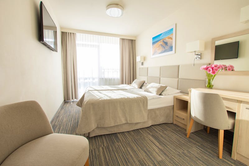 Ikar Centrum Kolberg - Beispiel für Doppelzimmer Standard – ©IdeaSpa