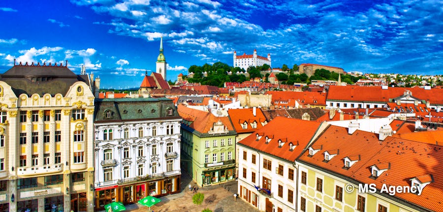 Panorama über die Altstadt Bratislavas – © @MS Agency