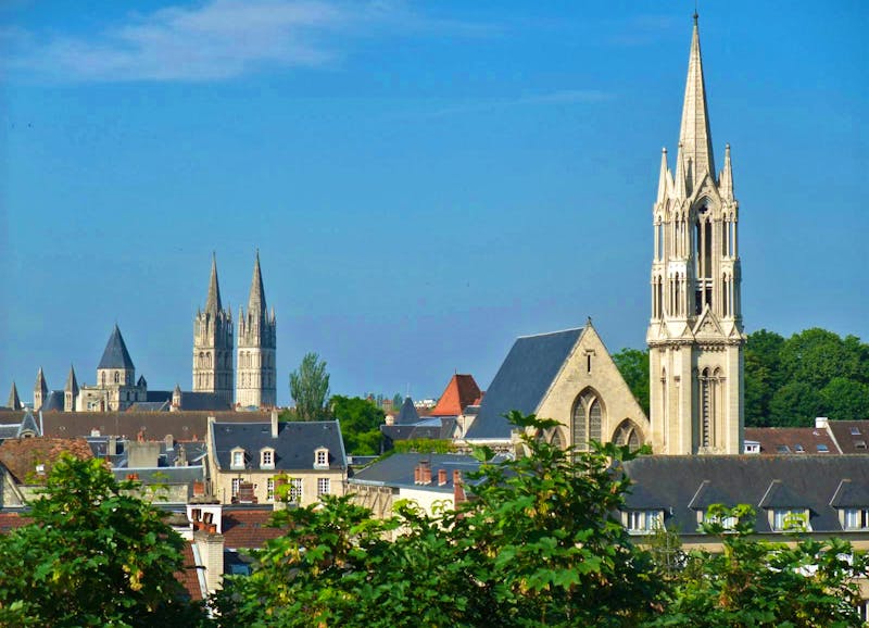 Blick auf Caen - Normandie - ©Eberhardt TRAVEL - Rosita Richter
