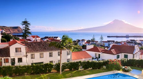 Blick vom Hotel Horta auf der Azoren-Insel Faial – © Hotel Horta