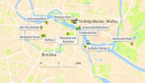 Stadtkarte von Breslau&nbsp;&ndash;&nbsp;&copy;&nbsp;Eberhardt TRAVEL