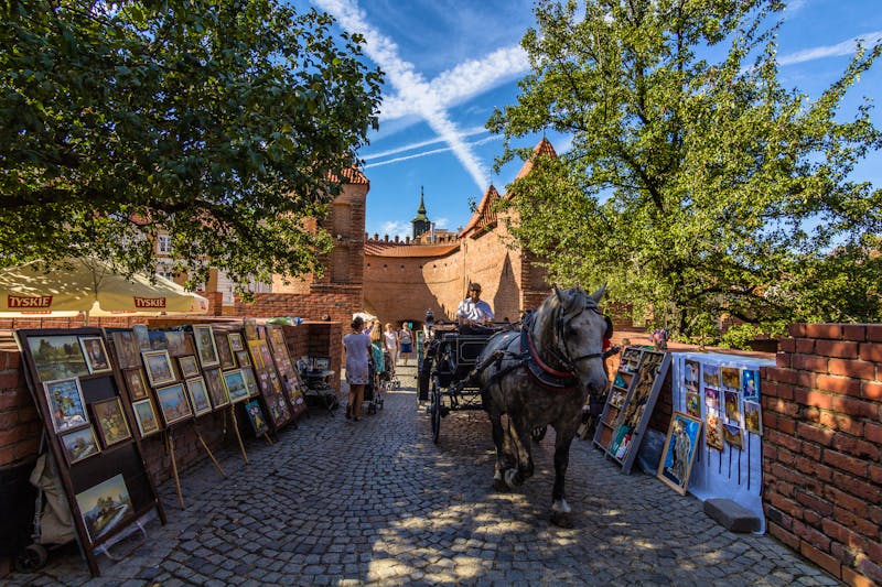 Warschau, Künstlergasse, Altstadt - ©Warsaw Tourist Organization Archive