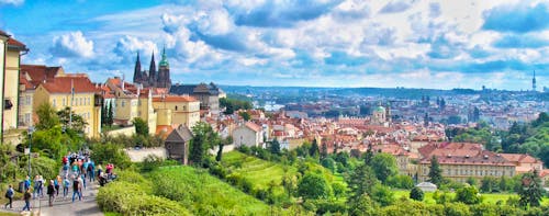 Prag Panoramablick auf die Burg und die Altstadt &ndash; &copy; Pixabay