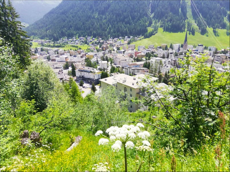 Davos - Blick von der Schatzalp auf den Urlaubsort - ©Gisela Gerlach - Eberhardt TRAVEL