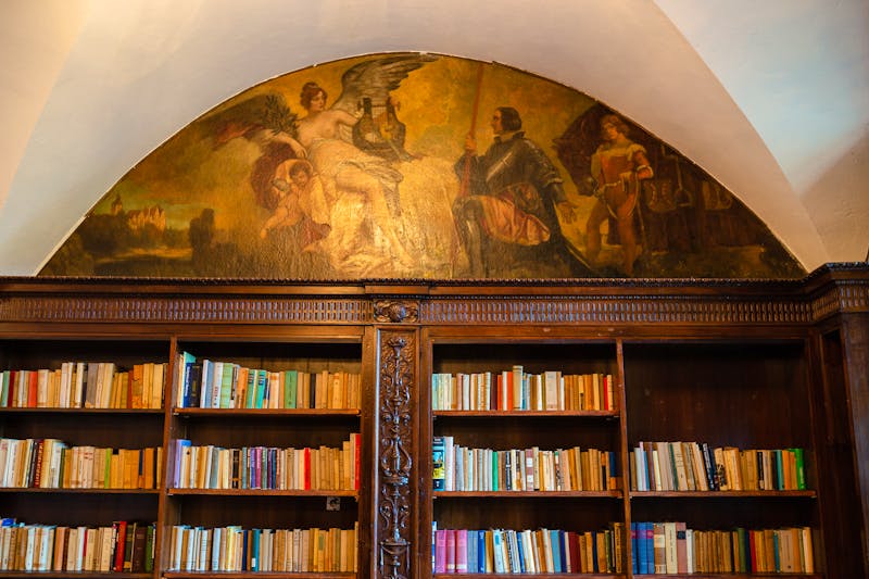 Bibliothek. Burg Tzschocha - ©AMW Rewita