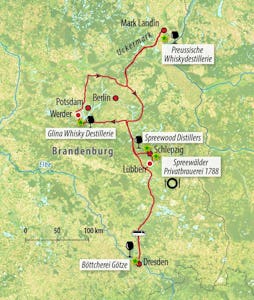 Ihre Whisky-Rundreise-Route in Brandenburg&nbsp;&ndash;&nbsp;&copy;&nbsp;Eberhardt TRAVEL