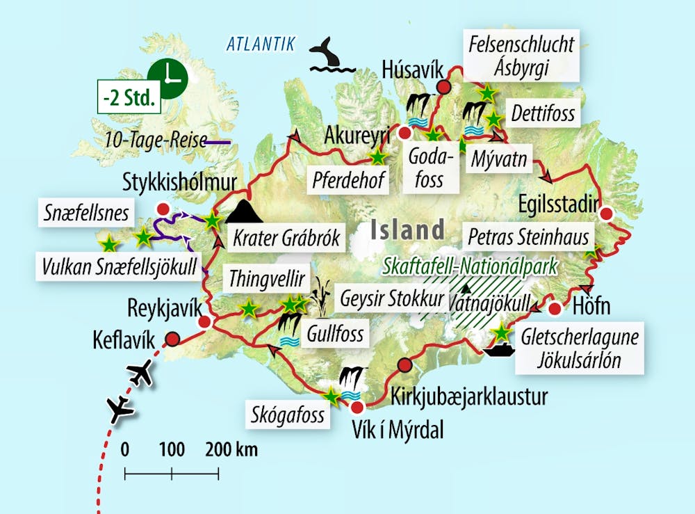 Ihre Reiseroute – © Eberhardt TRAVEL