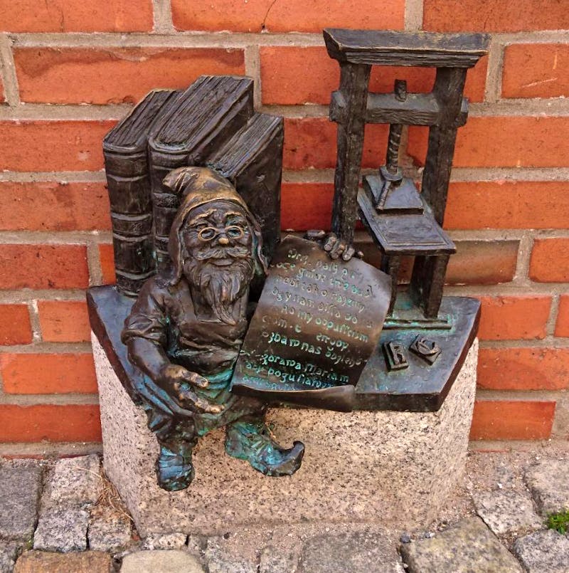 Buchdrucker-Zwerg in Breslau - ©Eberhardt TRAVEL - Stefan Jahnke