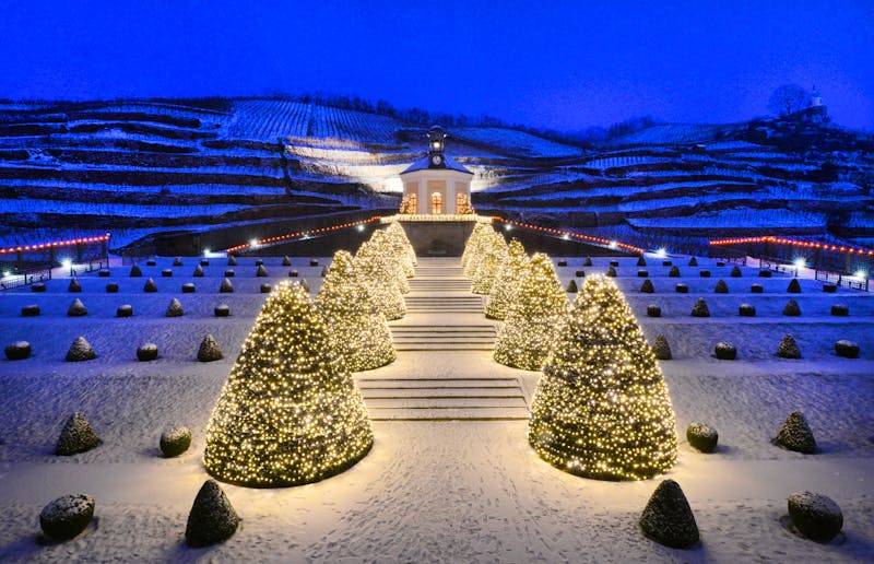 Belvedere zu Weihnachten, Schloss Wackerbarth in RAdebeul - ©Norbert Millauer