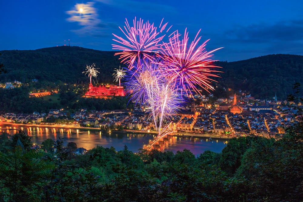 Heidelberg Feuerwerk &ndash; &copy; Udo Filsinger