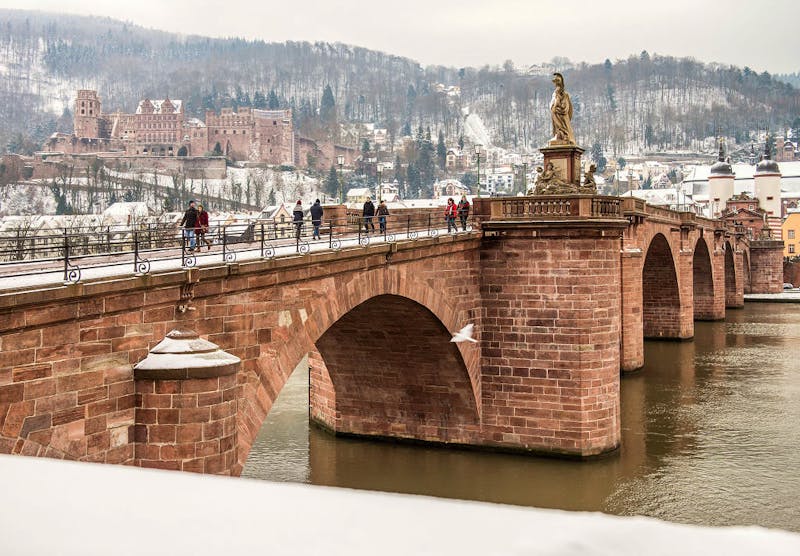 Heidelberg Winter Alte Brücke - ©Tobias Schwerdt