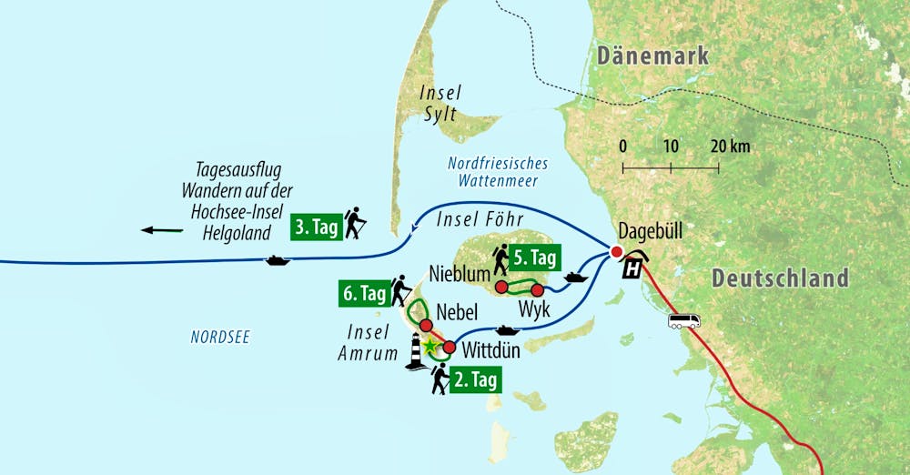 Ihre Reiseroute – © Eberhardt TRAVEL