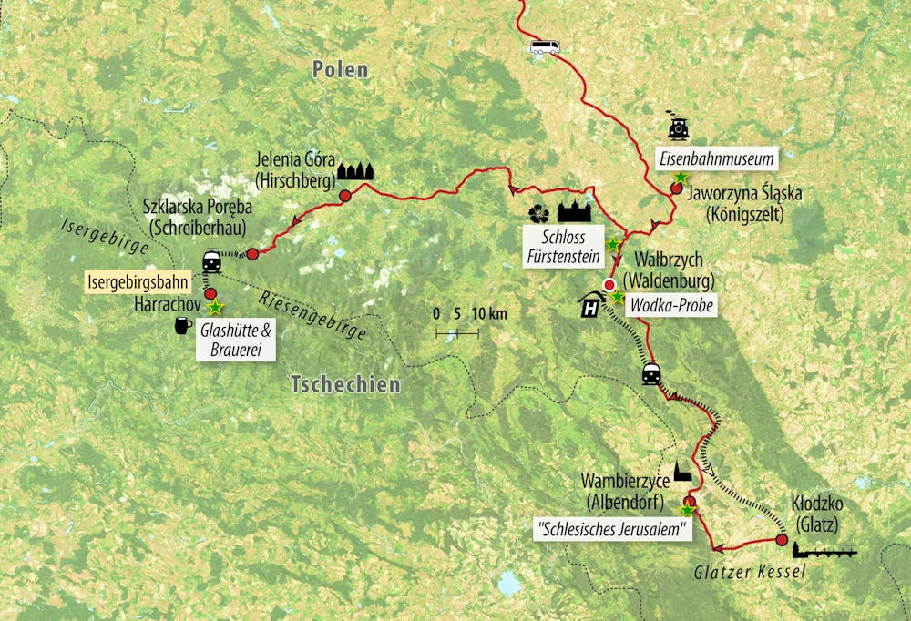 Ihre Reiseroute – © Eberhardt TRAVEL