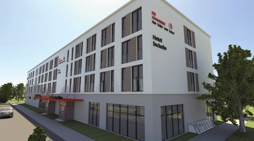 Außenansicht Hotel Includio – © Johanniter-Hotel Regensburg gGmbH