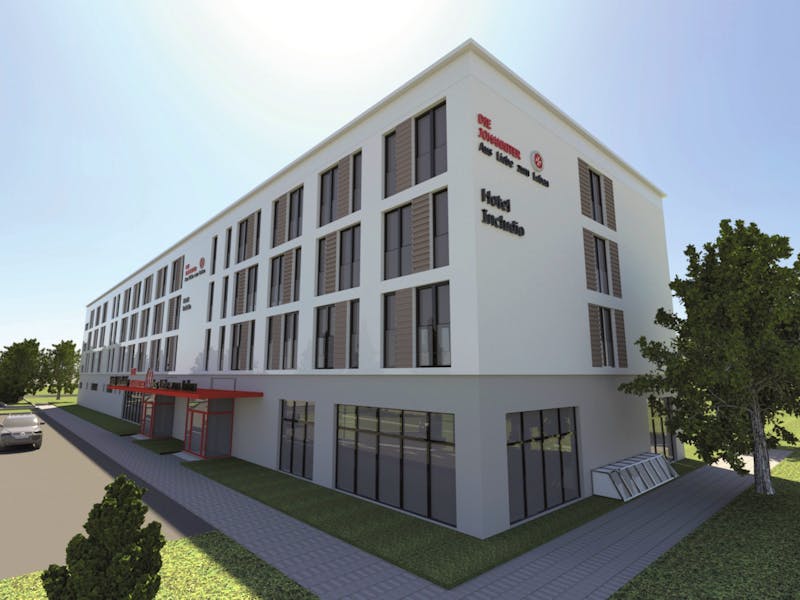 Außenansicht Hotel Includio - ©Johanniter-Hotel Regensburg gGmbH