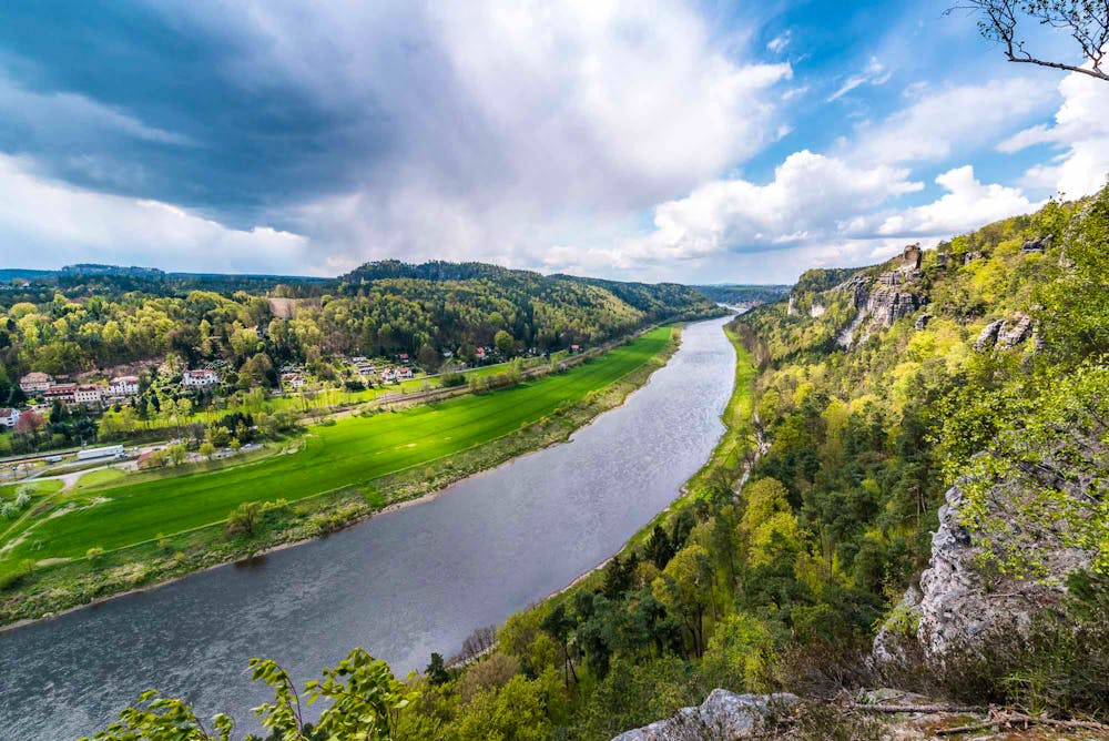 Elbtal Blick von der Bastei &ndash; &copy; Achim Meurer - achimmeurer.com