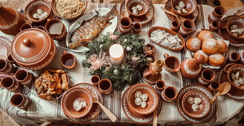 Traditionelles Essen zu Weihnachten in der Ukraine – © Kmit-Balytska Yulia-Anna